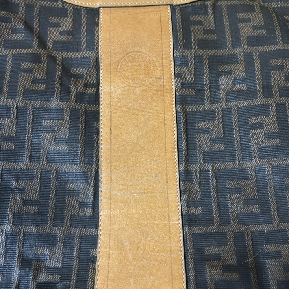 Vintage fendi zucca fold over shopper tote bag - Picture 16 of 16